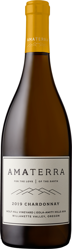 Amaterra 2019 Chardonnay Wolfhill bottle