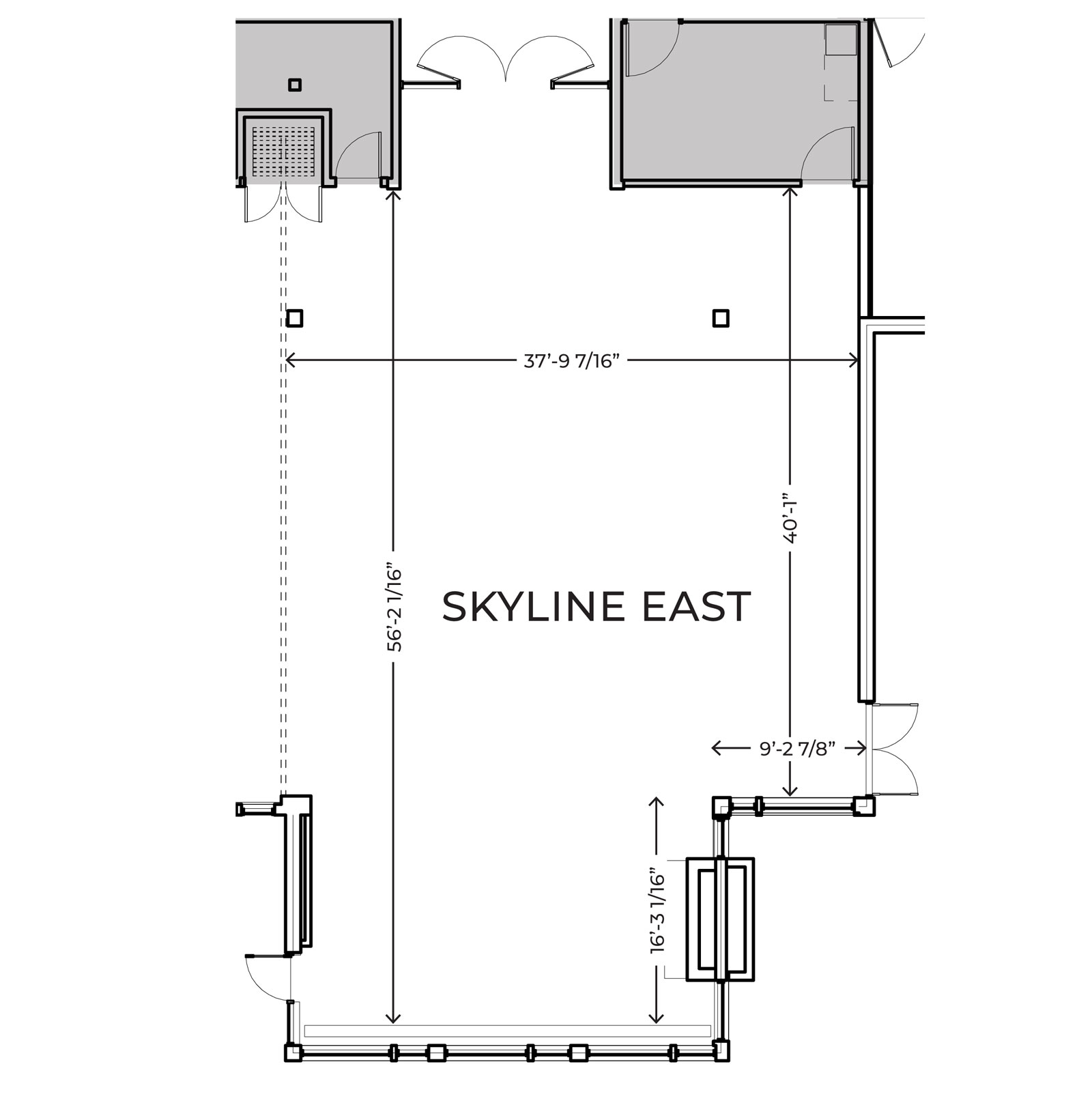 Skyline east floor plans