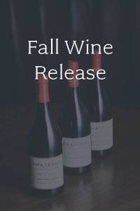 Fall Wine Release event display