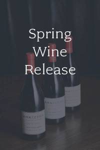 Spring Wine Release event display