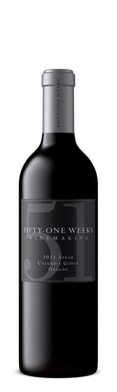 51WEEKS WINEMAKING 2021 Syrah Columbia Gorge, Oregon