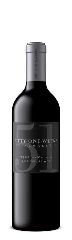 51WEEKS WINEMAKING 2021 Super Cascadian American Red Wine