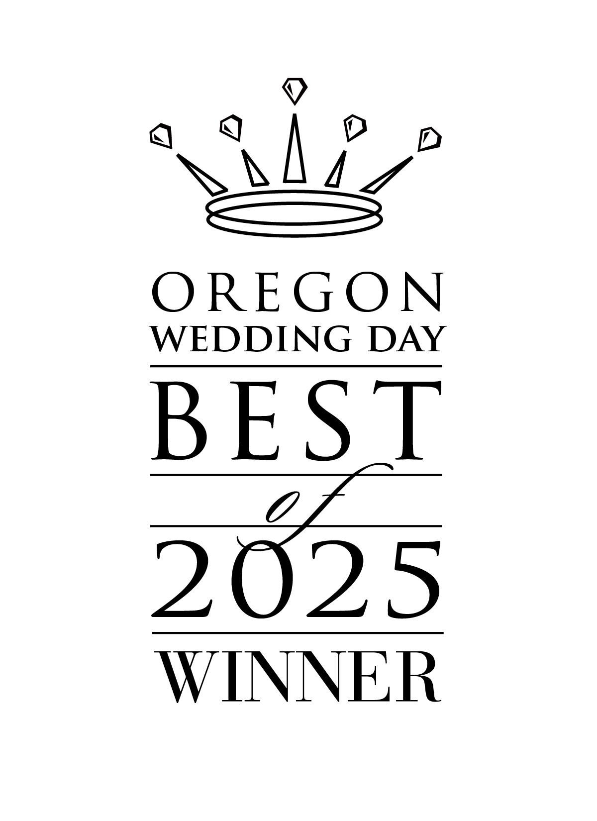 Oregon Wedding day Best of 2025 Winner