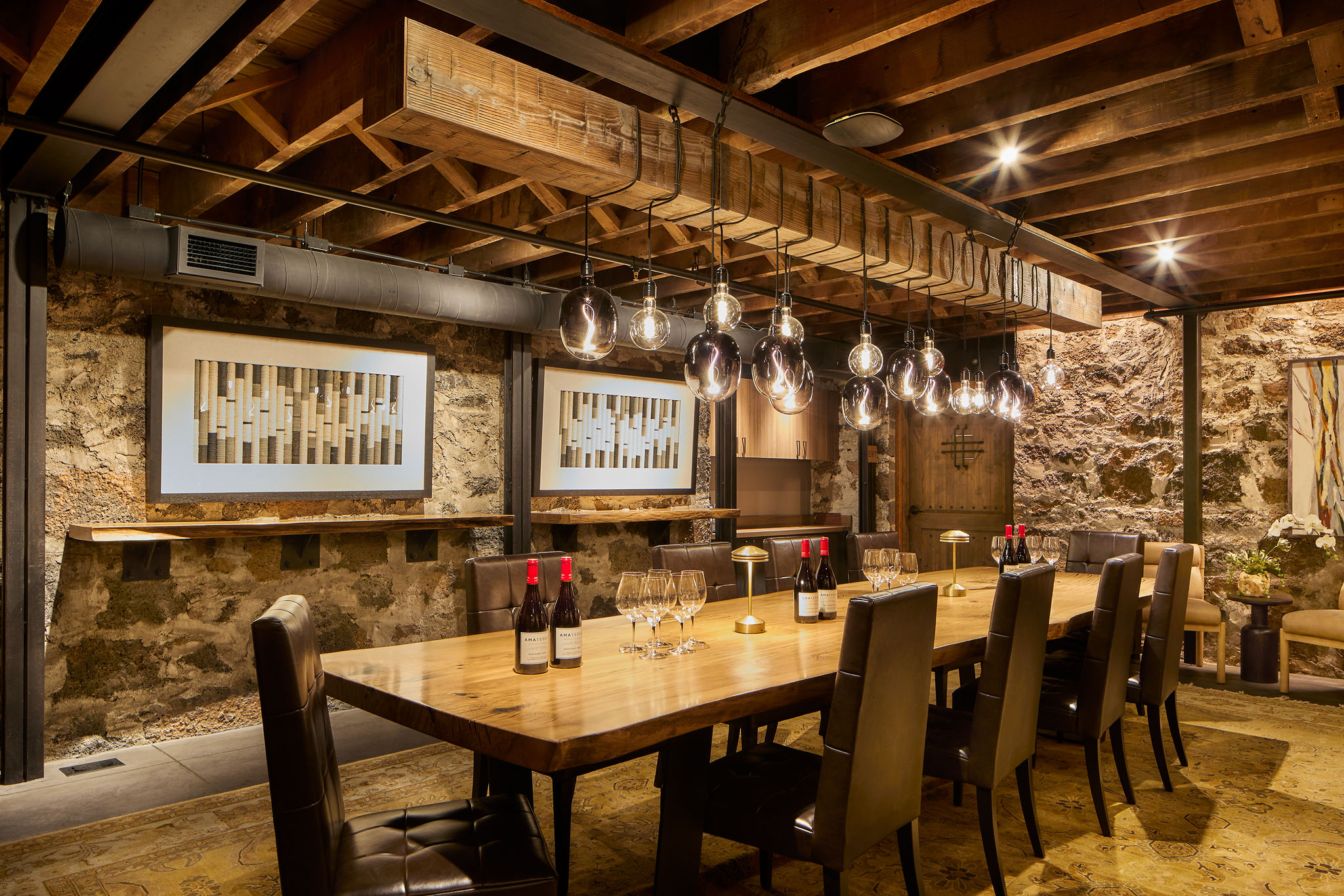 Wine Cellar at Amaterra Kitchen + Social Club