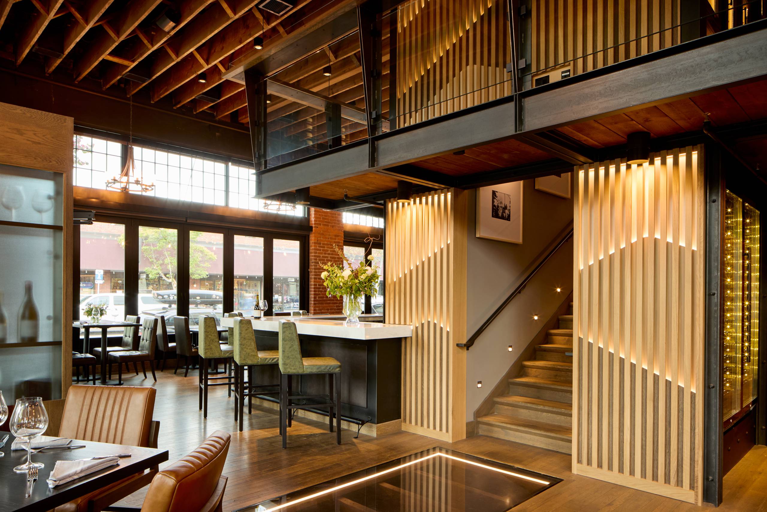 valls_AmaterraBend_0057 Stairs to wine library